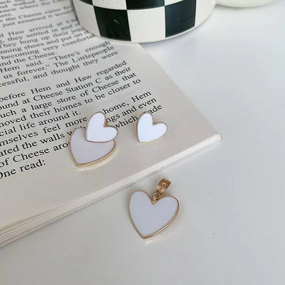 Women’s Fashion Earrings – Double Layered Heart Design